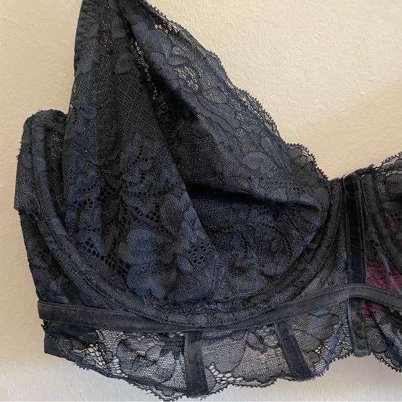 La SENZA Elegant Black Lace Bra 38DDD - Picture 4 of 9